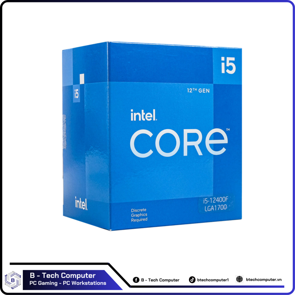 CPU INTEL CORE I5-12400F
