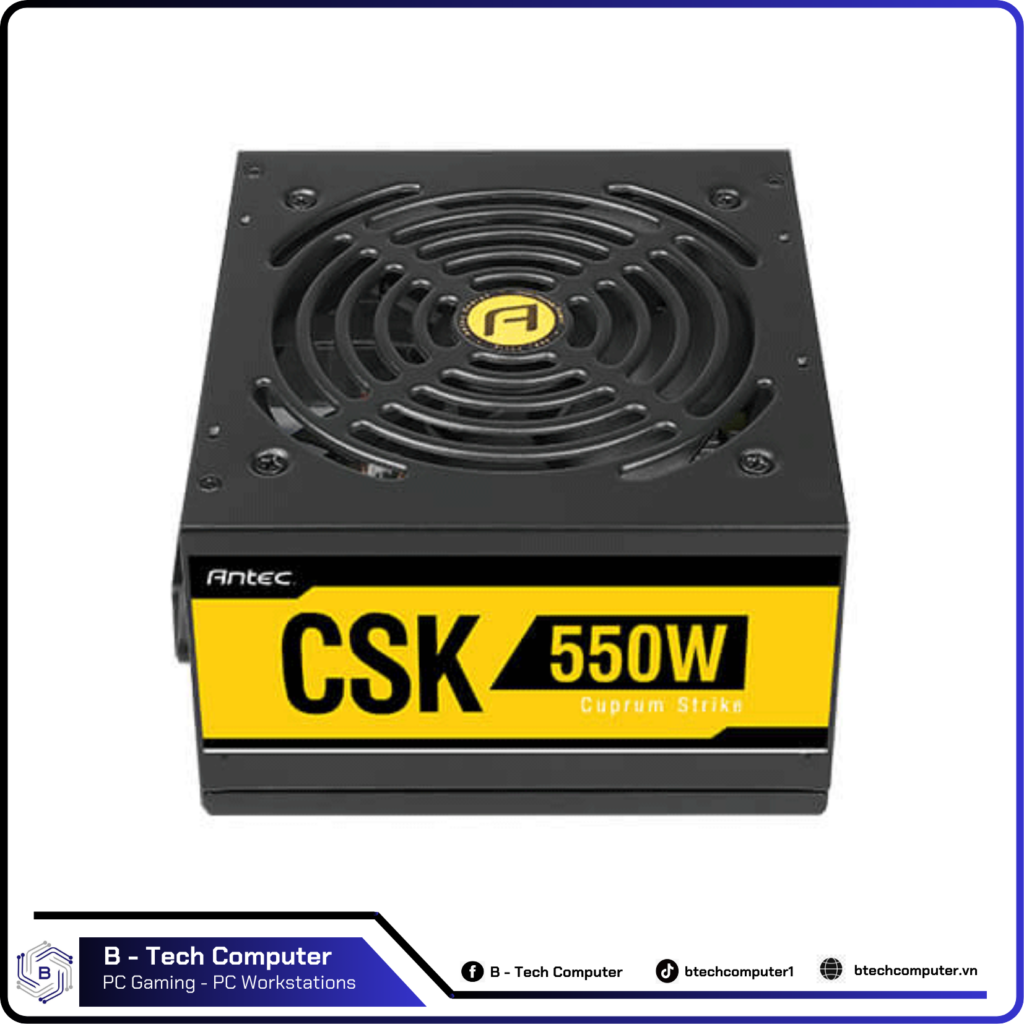 NGUỒN ANTEC 550W CSK CUPRUM  STRIKE 80 PLUS