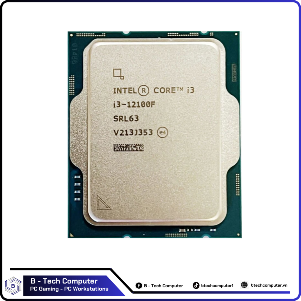 CPU INTEL CORE I3-12100F