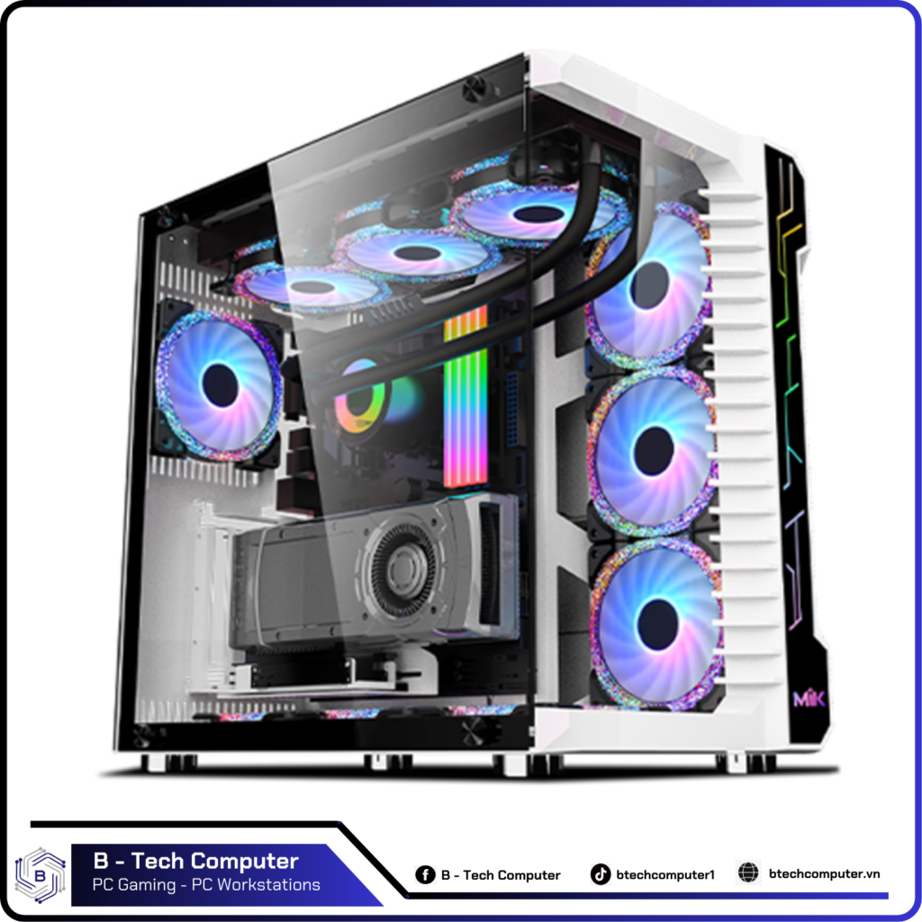 CASE MÁY TÍNH MIK LV07 WHITE