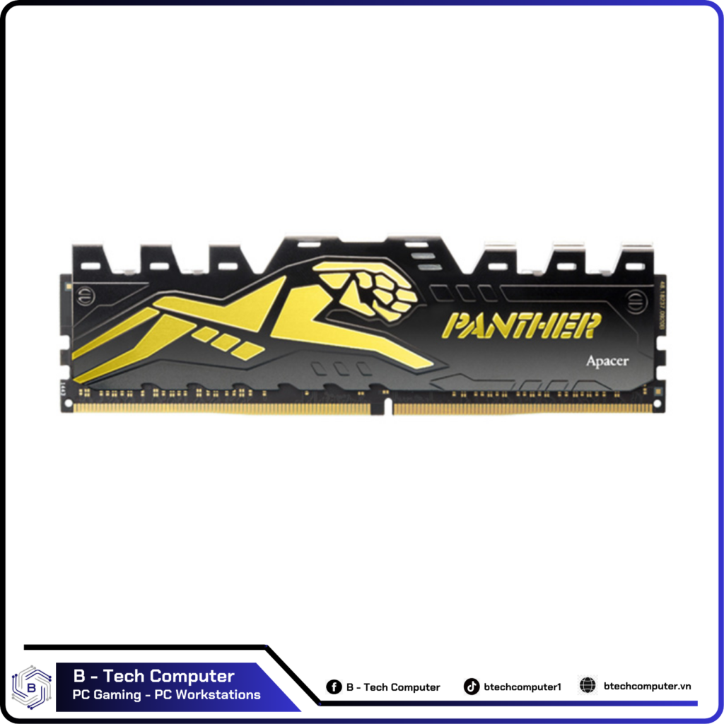 RAM APACER DDR4 16G/3200 OC PANTHER - GOLDEN RP TẢN NHIỆT