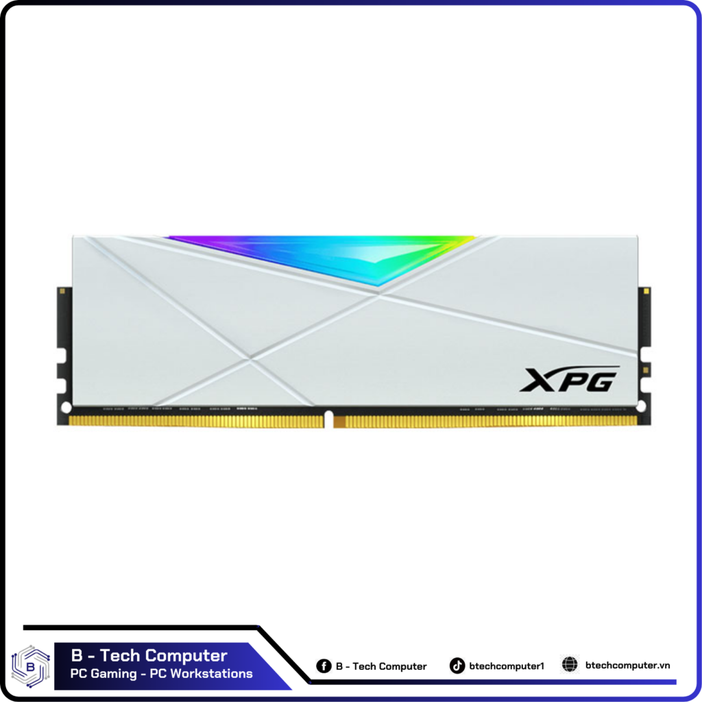 RAM ADATA XPG 8GB BUSS 3200 XPG SPECTRIX D50 RGB ( TRẮNG)