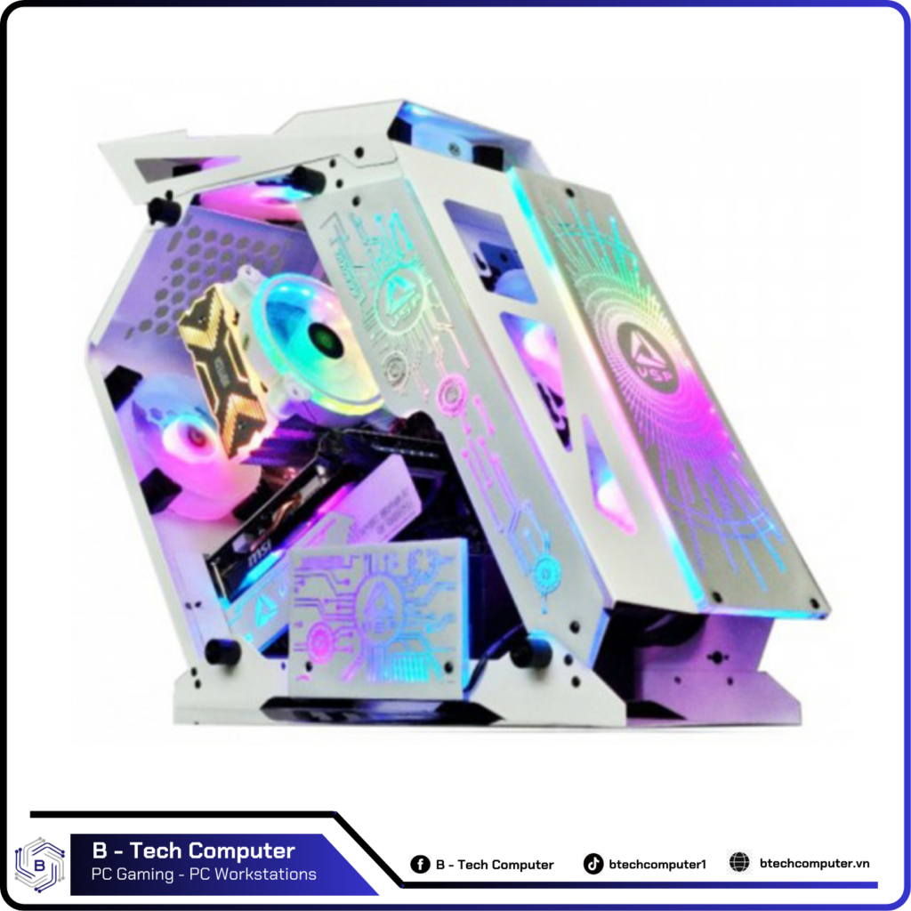 VỎ CASE VSP E-ROG ES1 GAMING WHITE