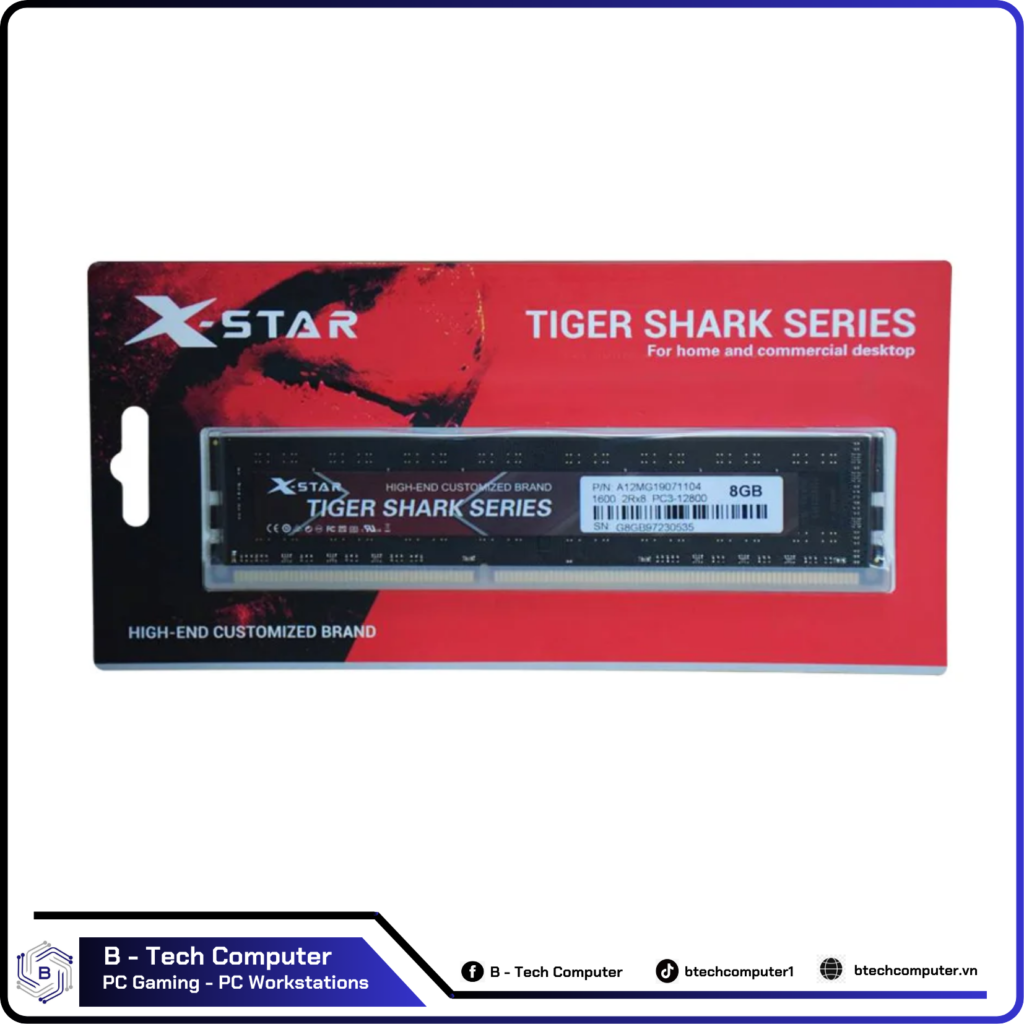 RAM XSTAR 8G BUS 1600 NEW