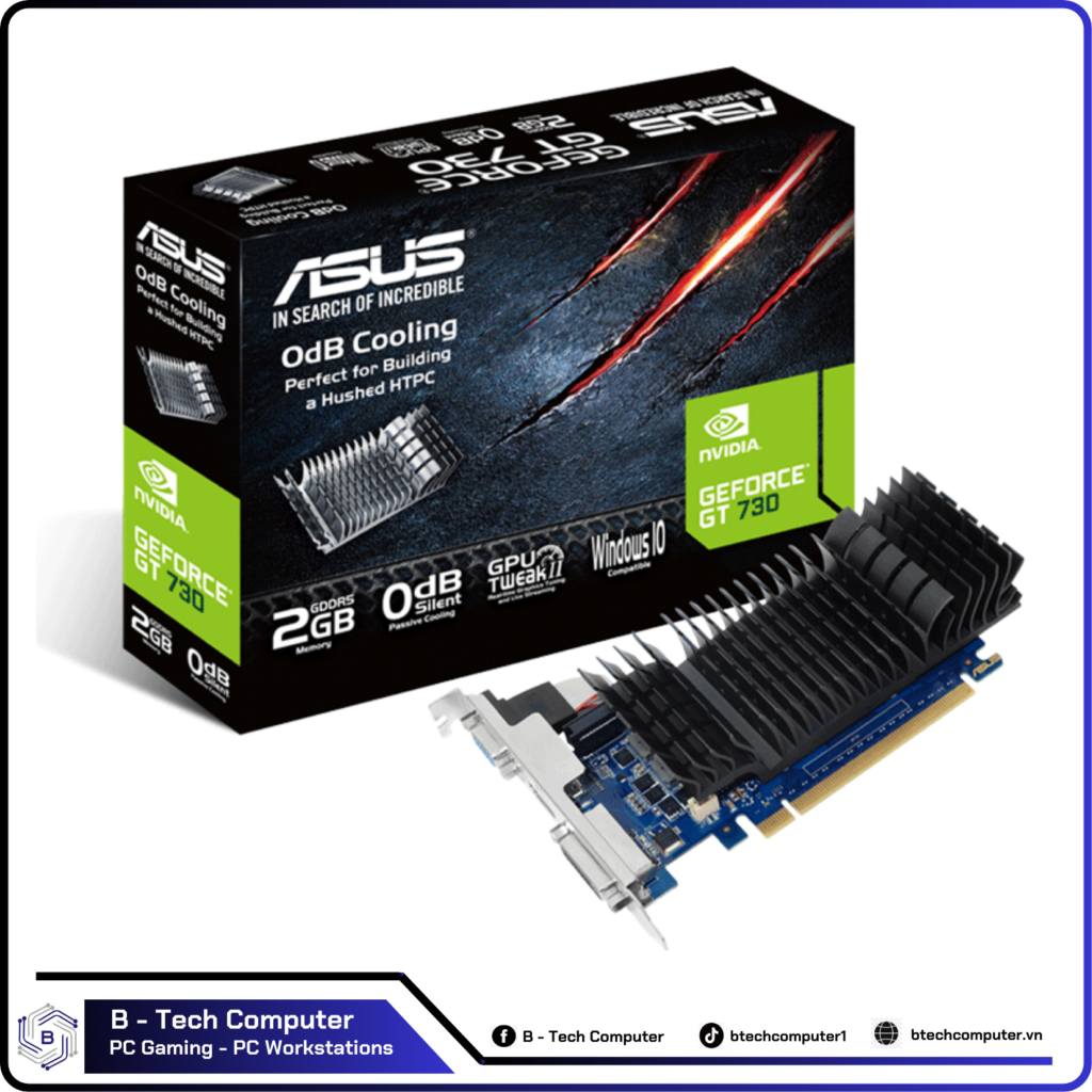 VGA ASUS GEFORCE GT730 2GB GD5 NEW