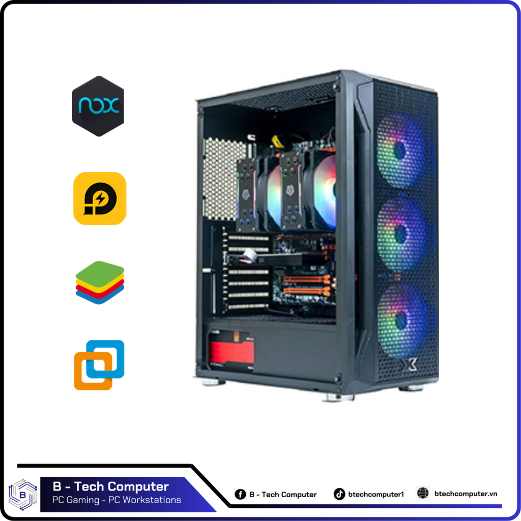 PC GIẢ LẬP #01 (Xeon E5-2680v4 I Ram 32G I GTX 750 TI 4G I NVME 512GB)