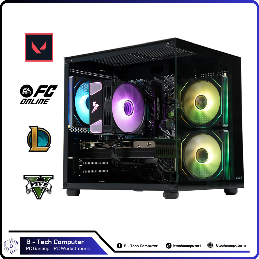 PC ĐỒ HỌA #02 (Core I5 13400F | RTX 3060 12G | Ram 16G | NVME 512G