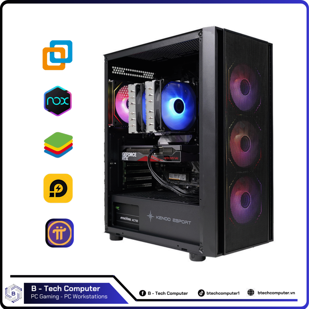 PC GIẢ LẬP #19 (Dual Xeon E5-2680v4 I Ram 64G I GTX 750 TI 4G I NVME 1TB)