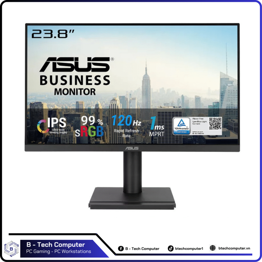 Màn Hình ASUS VA249QGS (23.8 inch - IPS - FHD - 120Hz - 1ms - Speaker)