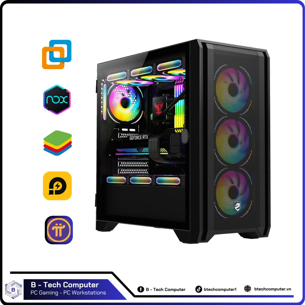 PC GIẢ LẬP #86 (Đơn EPYC 7K62 | 128G ECC | Nvme 1TB | GTX 1080 TI 11G)