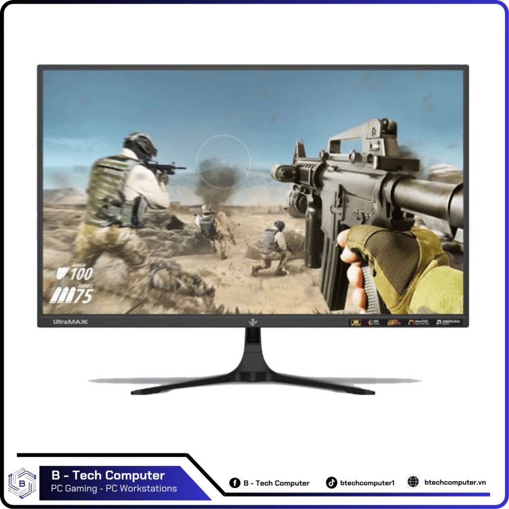 MÀN HÌNH GAMING VSP G2718Q1 (27 INCH, 2K, IPS, 180HZ, 1MS, ĐEN)