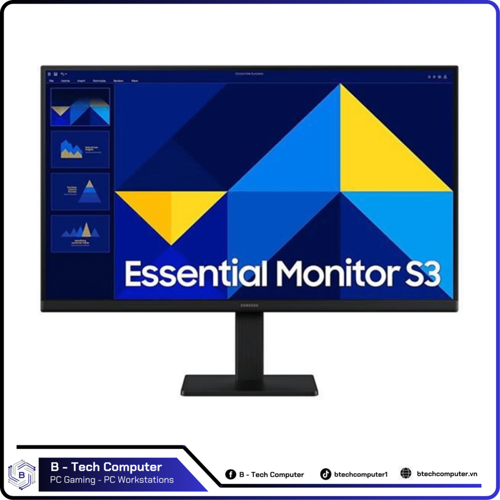 MÀN HÌNH SAMSUNG LS24D300GAEXXV (24.0 INCH/ FULL HD/IPS/100HZ/5MS)