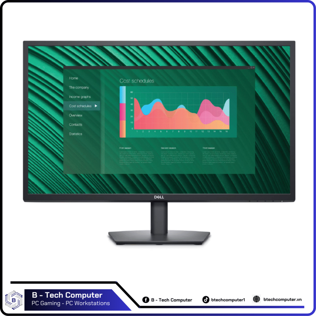 MÀN HÌNH DELL E2723H (27Inch/ Full HD/ 5ms/ 60HZ/ 300 cd/m2/ VA)