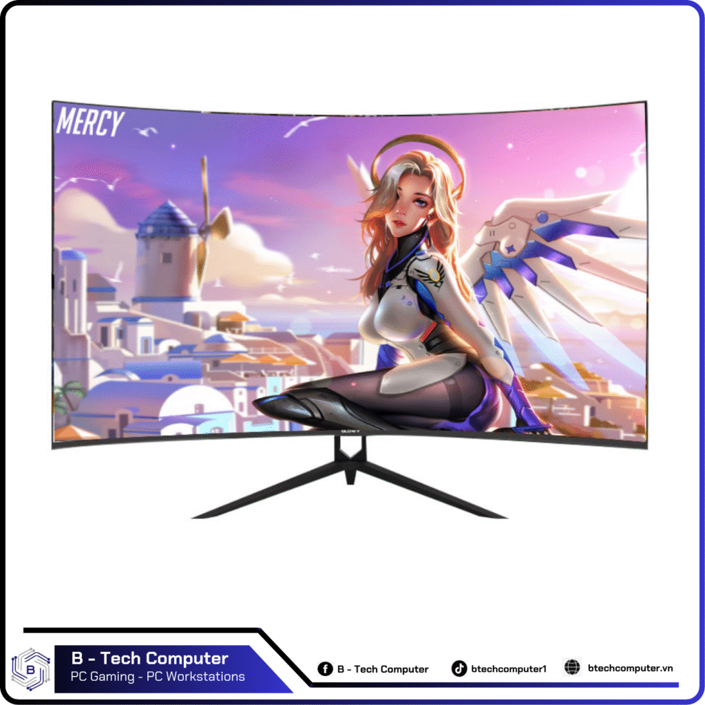 MÀN HÌNH GLOWY G32CG - V180 (180HZ/CONG/FULL VIỀN/CHÂN V)