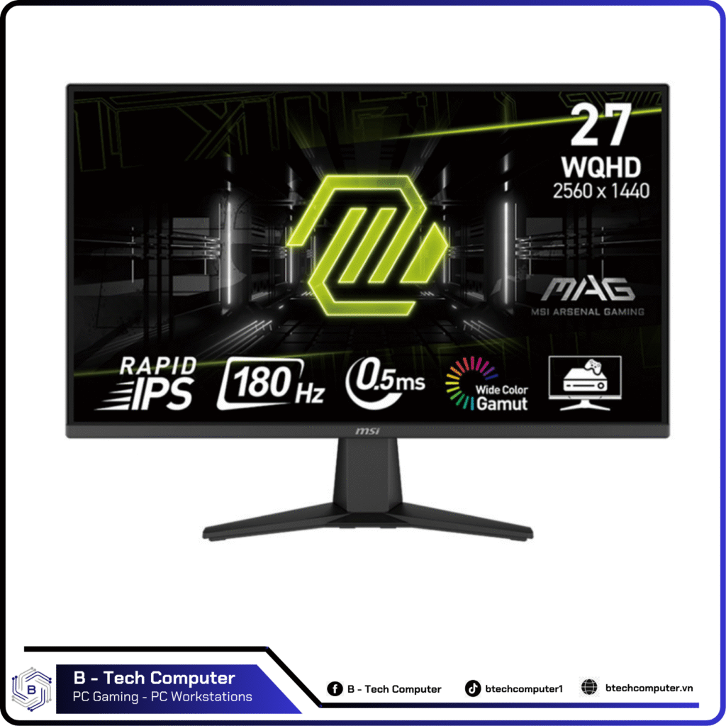 MÀN HÌNH MSI MAG 275QF (27 INCH/IPS/2K/180HZ/0.5MS)